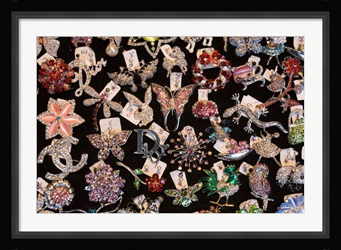 Framed Portobello Road Market, Notting Hill, London, England Print