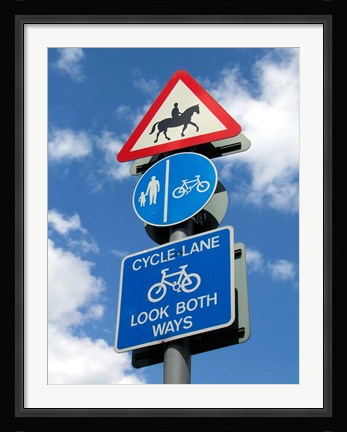 Framed Sign, Epping Forest, London, England Print