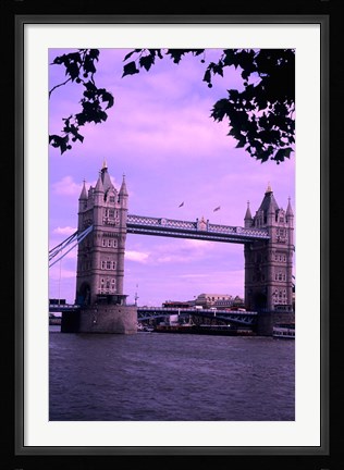 Framed Tower of London Bridge, London, England Print