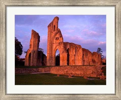 Framed Glastonbury Abbey, England Print
