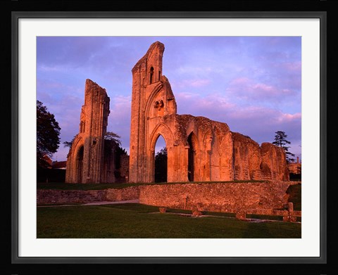 Framed Glastonbury Abbey, England Print