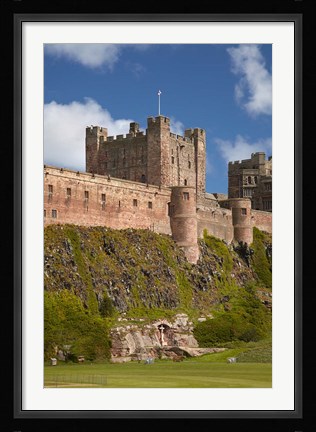 Framed Bamburgh Castle, Bamburgh, Northumberland, England Print