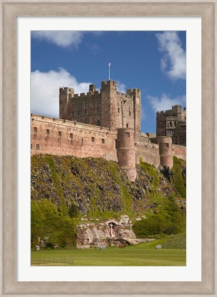 Framed Bamburgh Castle, Bamburgh, Northumberland, England Print