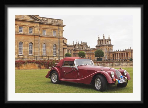 Framed Classic cars, Blenheim Palace, Oxfordshire, England Print