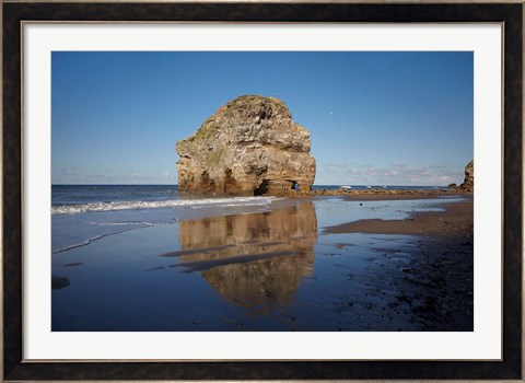 Framed Marsden Rock, South Shields, South Tyneside, England Print