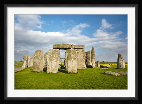 Framed Stonehenge (circa 2500 BC), UNESCO World Heritage Site, Wiltshire, England Print