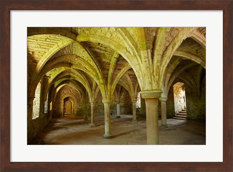 Framed Novices&#39; Room, Battle Abbey, Battle, East Sussex, England Print