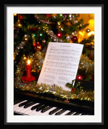 Framed Christmas Scene, England Print