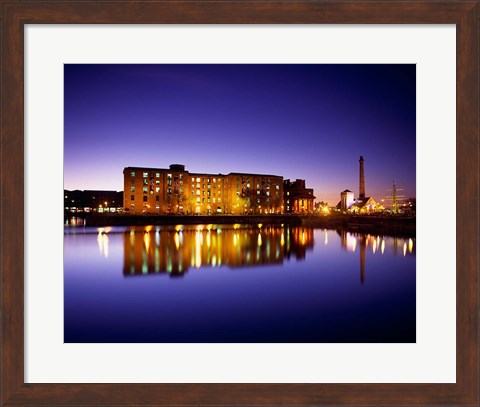 Framed Albert Dock, Liverpool, Merseyside, England Print