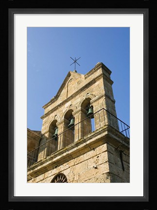 Framed Agios Nikolaos Church Bell Tower, Zakynthos, Ionian Islands, Greece Print