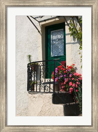 Framed Doorway, Skala Sykaminia, Lesvos, Mithymna, Northeastern Aegean Islands, Greece Print