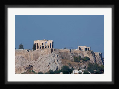 Framed Greece, Athens View of the Acropolis Print