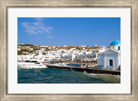 Framed Mykonos, Greece Print