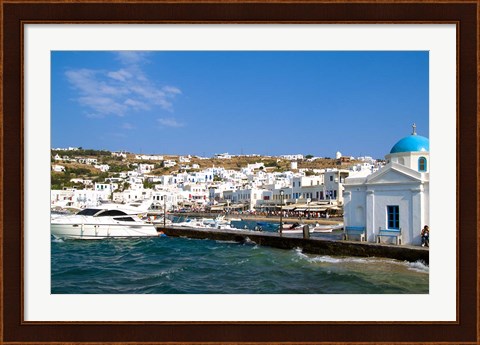 Framed Mykonos, Greece Print