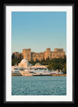 Framed Greece, Dodecanese, Palace of the Grand Masters Print