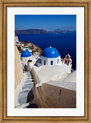 Framed Oia, Santorini, Greece Print