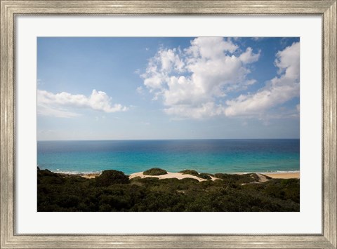 Framed Cyprus, Karpas peninsula, Golden Beach Print