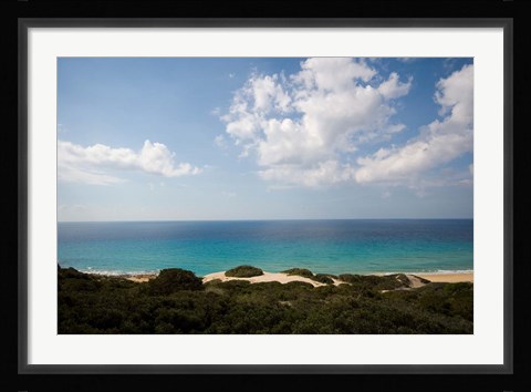 Framed Cyprus, Karpas peninsula, Golden Beach Print