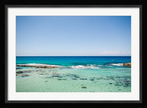 Framed Cyprus, Karpas, Dipkarpaz, Beach near Ayios Philon Print