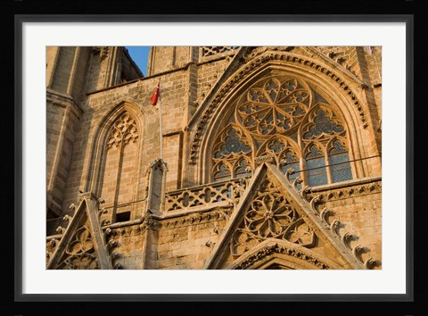 Framed Cyprus, Lala Mustafa Pasha Mosque, former cathedral Print