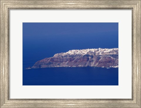 Framed Landscape, Santorini, Greece Print