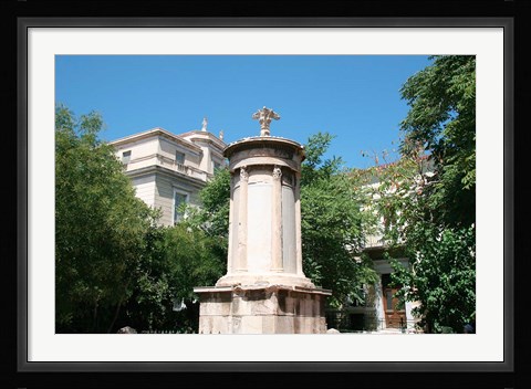 Framed Choragic Monument of Lysicrates, Athens, Attica, Greece Print