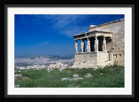 Framed Porch of The Caryatids, Acropolis of Athens, Greece Print