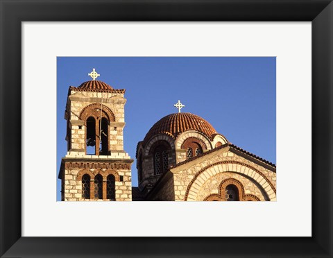 Framed St Nicholas Greek Orthodox Church, Delphi, Greece Print