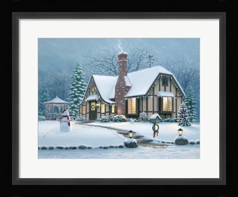 Framed Christmas Eve Print