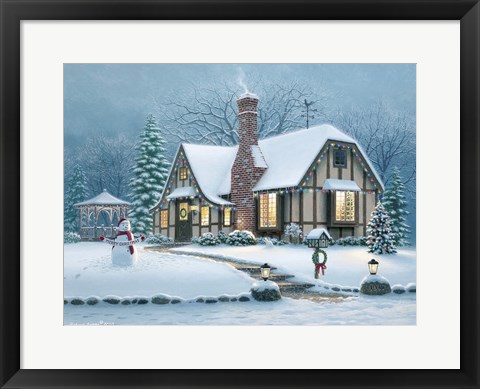 Framed Christmas Eve Print