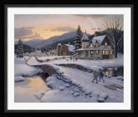 Framed Days End Print