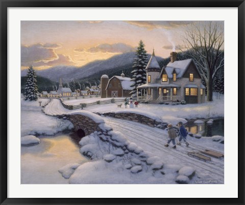 Framed Days End Print