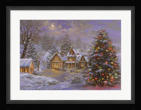 Framed Happy Holidays Print
