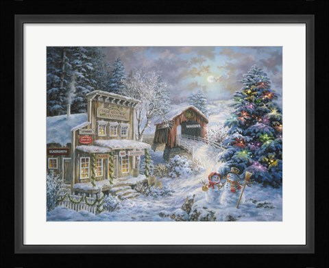 Framed Country Shopping Print