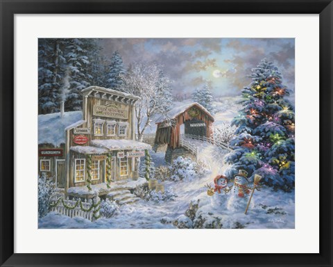 Framed Country Shopping Print