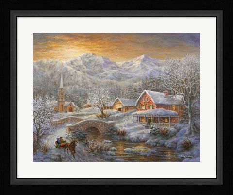 Framed Winter Merriment Print