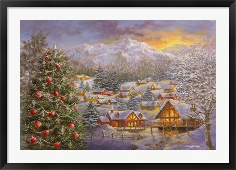 Framed Seasons Greetings Print