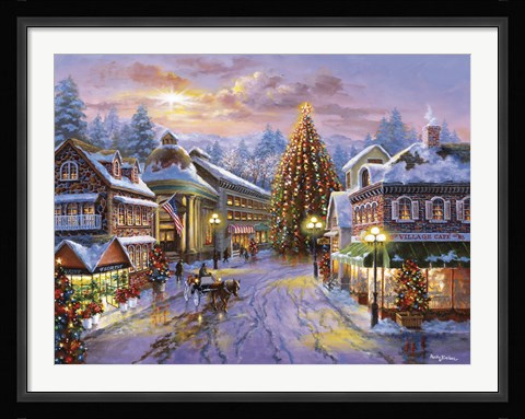 Framed Christmas Eve Print