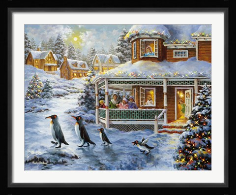 Framed Hey!  Wait For Me Print