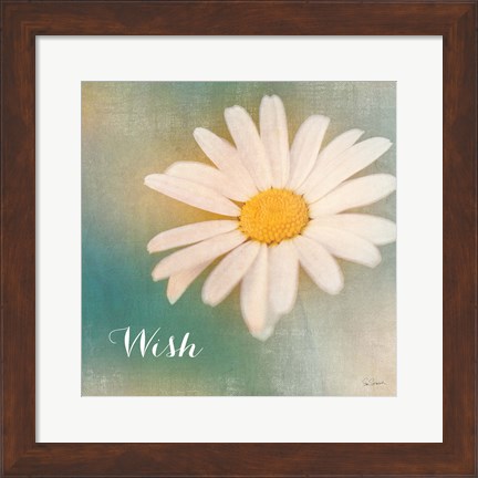 Framed Daisy Wishes Print