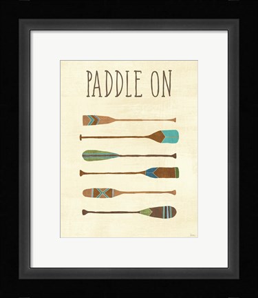 Framed Lake Retreat VI Print