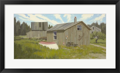 Framed Fisherman's Yard Print