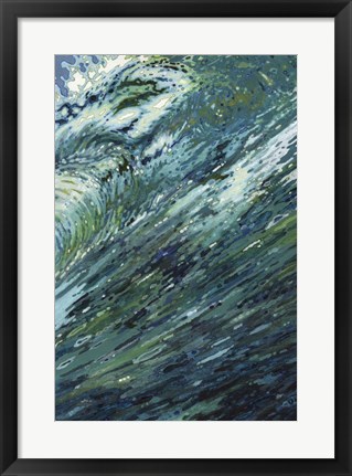 Framed Churning Sea Print
