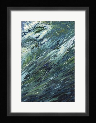 Framed Churning Sea Print