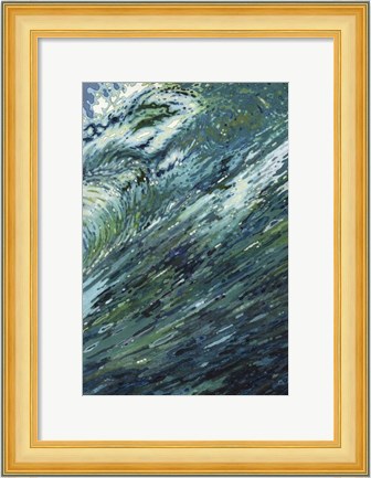 Framed Churning Sea Print