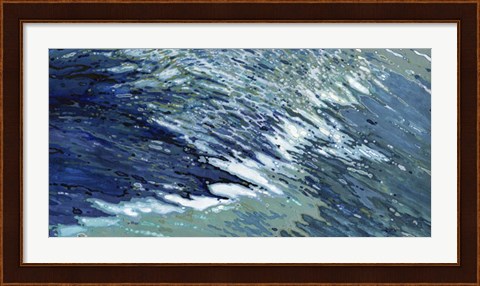 Framed Cold Atlantic Waves Print