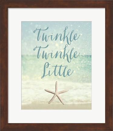 Framed Twinkle Twinkle Little Star(fish) Print