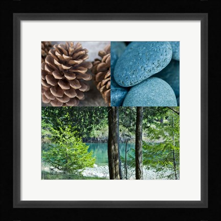 Framed Edge Of The Forest I Print