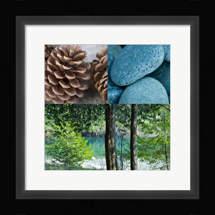 Framed Edge Of The Forest I Print