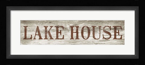 Framed Lake House Print
